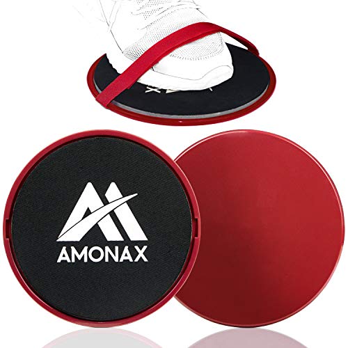 Disco Amonax Core Sliders 2 Unidades Fitness Amonax - Rodas e rolos abdominais - fitness, sliders, 2 unidades