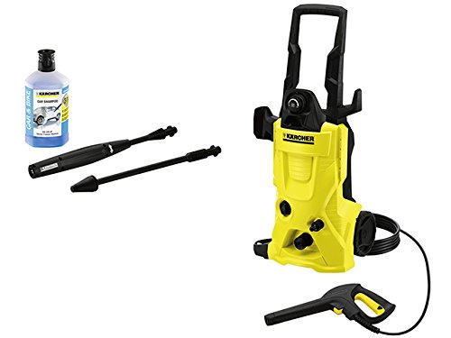 Lavadora de Alta Pressão KÄRCHER K 4 Preto, Amarelo Kärcher - Suprimentos de limpeza doméstica - alta pressão, 6 m fio, filtro água, 420 l/h
