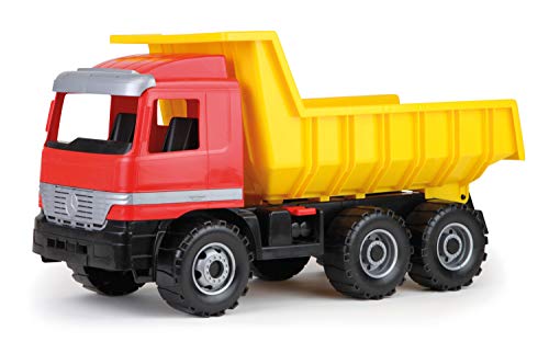Camião de Transporte LENA GIGA Trucks Actros Iden - Caminhões de brinquedo & veículos de construção - transportador, rodas giratórias, carga superior, cabine móvel