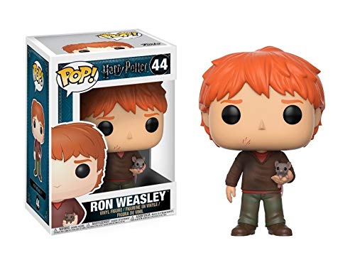 Figura FUNKO Pop! Vinyl: HP- Ron With Scabbers Funko - Bonecos de ação e brinquedo - figura, funko pop, vinyl, hp ron with scabbers