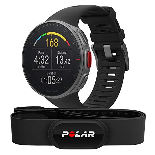 Relógio Desportivo POLAR Vantage (Bluetooth - Até 40 h de autonomia - Preto) Polar - Monitores de atividade - bluetooth, gps, frequência cardíaca, 40 h autonomia