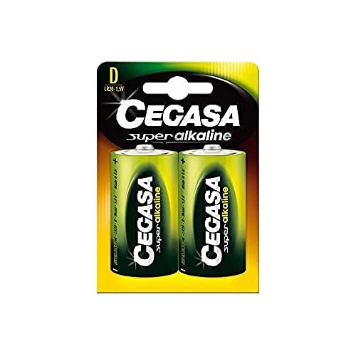 Pilhas CEGASA Superalkaline (2 unidades) Cegasa - Desinfetantes domésticos - alta tecnologia, fiabilidade, compatível, 5 anos