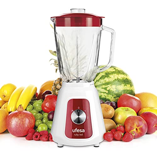 Liquidificador Ufesa BS4717 | Vermelho (Preparação de Alimentos a Frio) Ufesa - Batedeiras e liquidificadores - preparação de alimentos, a frio