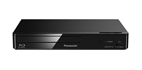 Reprodutor Multimédia PANASONIC DMP-BDT167 Panasonic - Reprodutores de dvd e blu-ray - multimédia, usb 2.0, preto