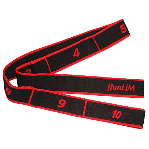 Junlim Bandas Elásticas 10 Anéis 15-20Kg Vermelho JJunLiM - Bandas de exercício - elásticas, 10 anéis, 15-20 kg, vermelho