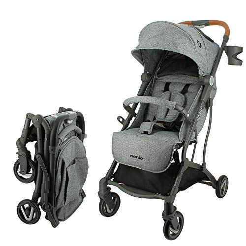 Carrinho de Bebé NANIA Cassy Cinzento (66 x 61 x 104 cm) nania - Móveis para bebês e crianças pequenas - cassie, cinzento, 66x61x104cm