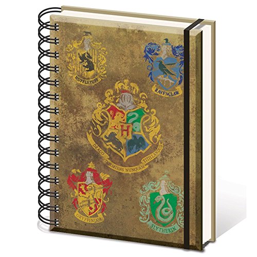 Caderno HARRY POTTER (Idade Mínima Recomendada: 8 anos) HARRY POTTER - Cadernos e bloco de notas - Harry Potter, 8 anos, impressão alta qualidade, espiral