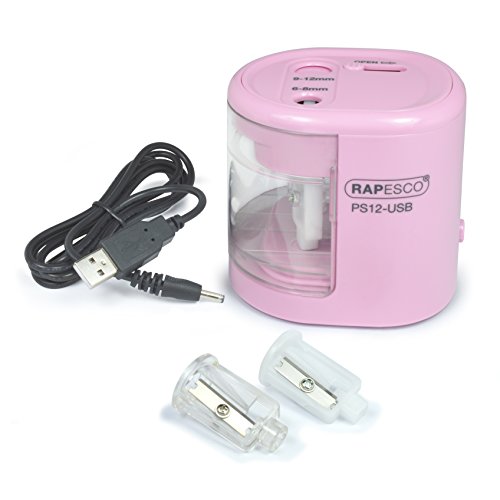 Rapesco Ps12 Escova de Dentes Elétrica Rosa Rapesco - Afia-lápis - elétrica, rosa