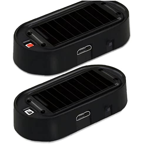 Alarme de Energia Solar para Carros 2Pcs Usb Cargador Led Haowul - Segurança e proteção para veículos - solar, usb, cargador, led