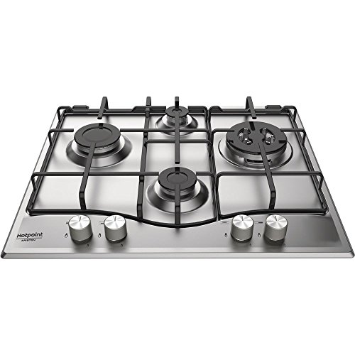 Placa de Gás HOTPOINT PCN 642 T/IX/HA (Gás Butano-Propano - 45.5 cm - Inox) Hotpoint - Cooktops - gás butano, propano, inox, 45.5 cm