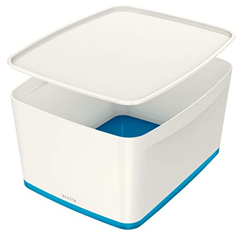Caixa de Arrumação ESSELTE 5216-10-36 (Azul - 14.8 x 9.5 x 34.7 cm) Leitz - Recipientes de armazenamento doméstico - azul, abs, retangular, 14.8 x 9.5 x 34.7 cm