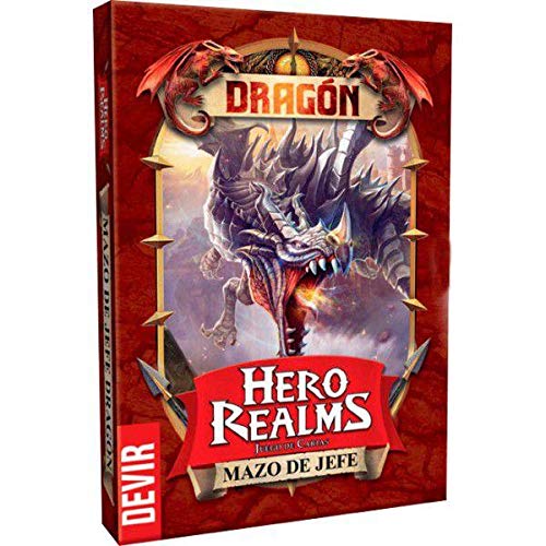 Jogo de cartas DEVIROFFICIAL Hero Realms: Deck of Dragon Boss (8 anos) Devir - Jogos - jogo de cartas, devirofficial, hero realms, deck of dragon boss, 8 anos
