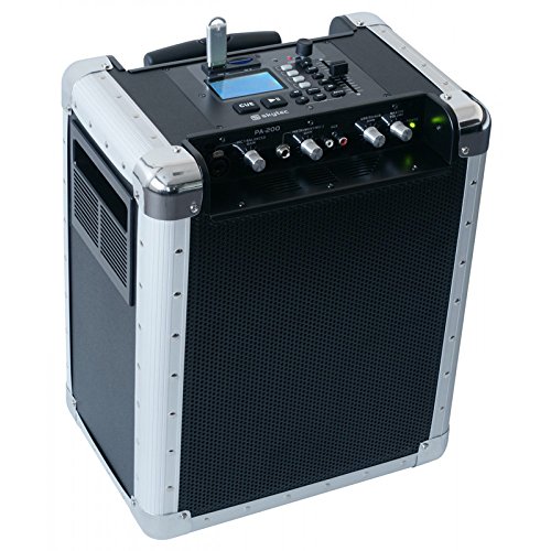 Amplificador Portátil SKYTEC PA-200 BT (100 W) Skytec - Sistemas de sonorização pública - 100 W, 2 canais, portátil
