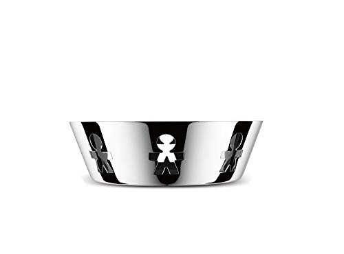 Tigela ALESSI Girotondo (Aço Inoxidável - Prateado) Alessi - Cestas - aço inoxidável, prateado, design moderno