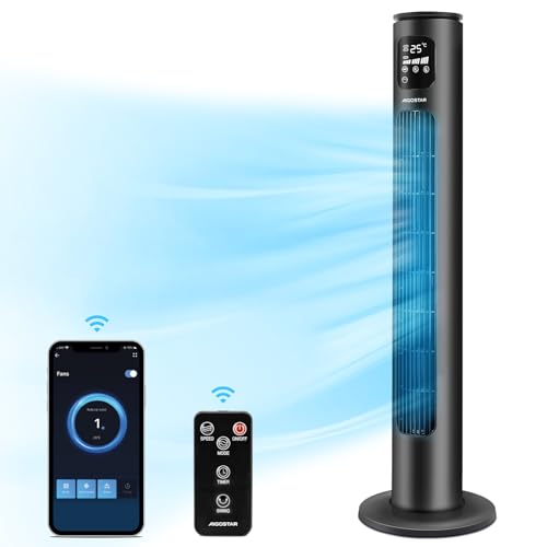 Coluna de Ar AIGOSTAR Smart Ross (3 velocidades - 50 W - Diâmetro: 102 cm) Aigostar - Computadores - 3 velocidades, 50 W, diâmetro 102 cm