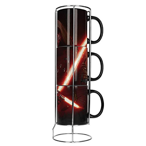 Conjunto de 4 Canecas STAR WARS The Force Awakens - Kylo Ren SD Toys - Canecas - conjunto, canecas, star wars, the force awakens, kylo ren