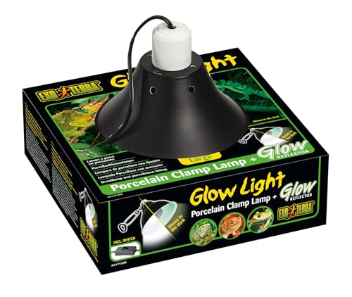 Lâmpada para Terrário EXO TERRA Glo W Grande EXO TERRA - Aquecimento e iluminação do habitat de répteis e anfíbios - terrário, glo w grande