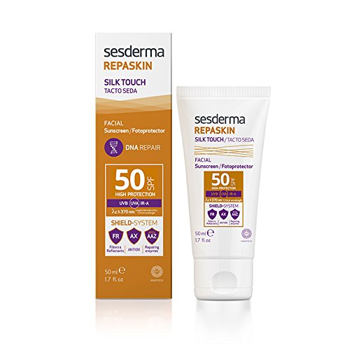 Protetor Solar SESDERMA Repaskin Fotoprotetor Facial SPF50 Toque Sedoso (50 ml) Sesderma - Protetor solar - spf50+, uva, uvb, Irã, base de água