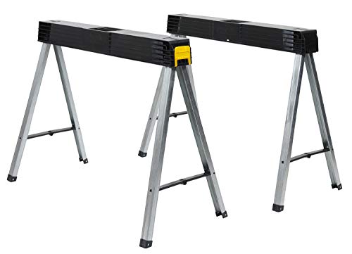 Cavalete de Jardim STANLEY 1-97-475 (Alumínio - 43 x 23 cm) STANLEY - Cavalos de serra - alumínio, compacto, dobrável, 350 kg