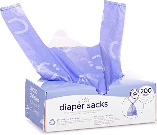 Ubbi Lavender 200 Disposable Diaper Sacks Pearhead - Produtos para animais de estimação - lavanda, 200 unidades, diaparagem desechável
