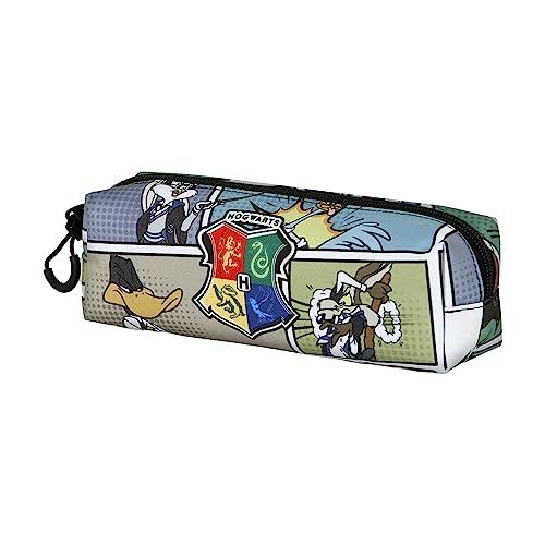 Estojo PORTA-TUDO Quadrado FAN 2.0 Looney Tunes Harry Comic KARACTERMANIA - Estojos para canetas e lápis - compartimento, fecho de correr, alavanca, dimensões