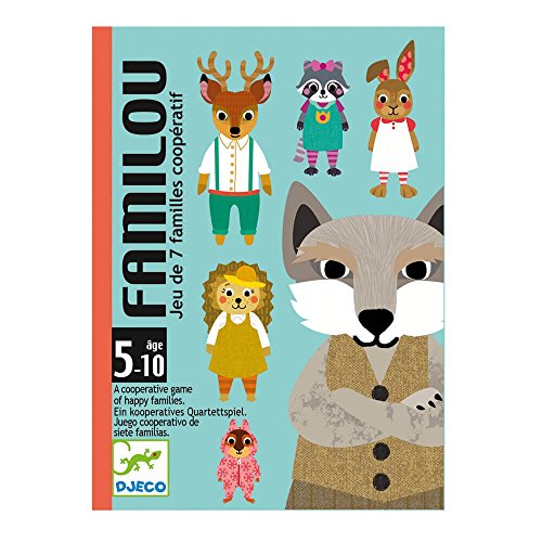 Jogo de Cartas DJECO Família (Idade Mínima Recomendada: 4 anos) Djeco - Jogos - jogo cooperativo, familiar, 2-4 jogadores, 5 anos