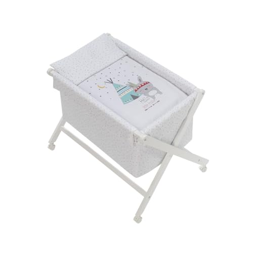 Berço Co-Sleeping INTERBABY 92082-09 (Branco) Interbaby - Berços e moisés - MDF, 10 kg, 7,2 cm, 78 cm, 90 cm