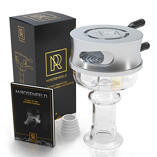 Conjunto de Chávenas e Gerador de Calor para Shisha GLASSGARDEN M. ROSENFELD - Acessórios de fumar - chávenas, gerador de calor, shisha