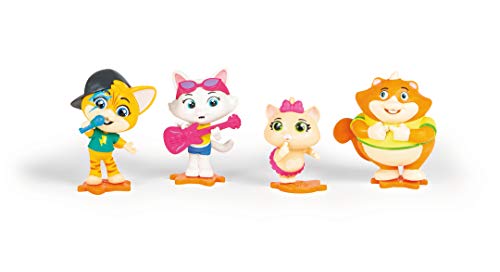 Conjunto de Bonecos temáticos para crianças SMOBY 100006 Smoby - Bonecos de ação e brinquedo - 4 bonecos, braços móveis, pernas móveis, pvc