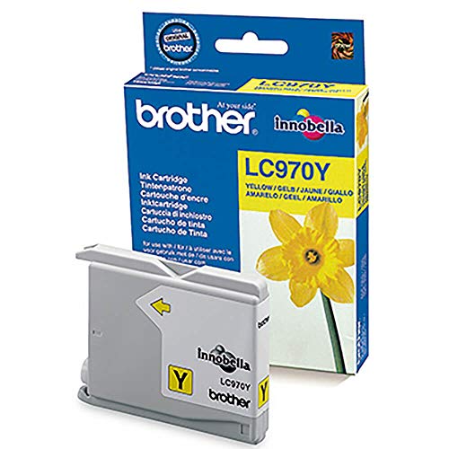Tinteiro BROTHER LC-970 Amarelo (LC-970YBP) Brother - Cartuchos de toner e jato de tinta - amarelo, pigmento, original, tinteiro