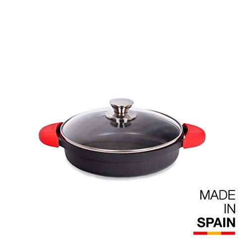 Tacho baixo para cozinha Valira 4135/25 | Preto VALIRA - Fornos holandeses - alumínio, antiaderente, indução, forno