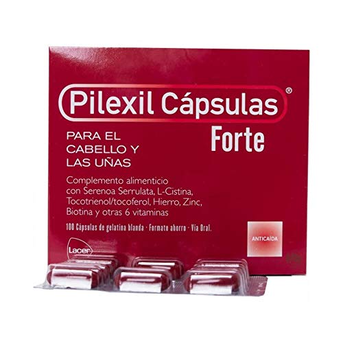Suplemento Alimentar PILERXIL Pilexil Forte (120 cápsulas) PILEXIL - Tratamentos para a queda de cabelo - 120 cápsulas, cabelos fracos, quebradiços, homens, mulheres