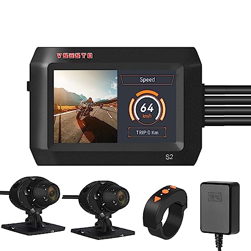 Gravador de Bateria para Mota Vsysto 1080P VSYSTO - Câmeras de estacionamento para veículos motorizados - gravador, bateria, mota, vsysto, 1080p