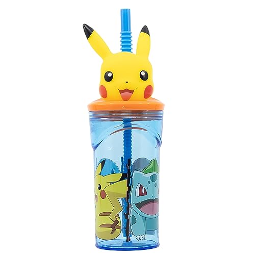 Garrafa de Bebida Pokémon (Idade Mínima Recomendada: 4 anos) Pokèmon - Porta-alimentos e bebidas - pokemon, plástico, 18,5x8,5x8 cm