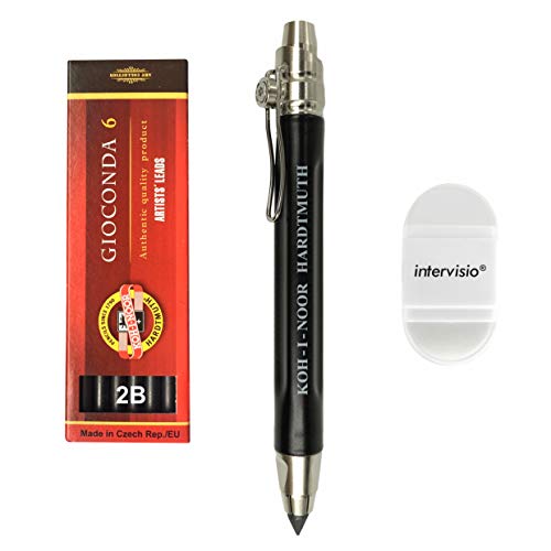 Porta-Minas INTERVISIO Koh-I-Noor (5.6 mm - 5 Unidades) intervisio - Lápis - porta-minas, grafite, 5 unidades, compacto