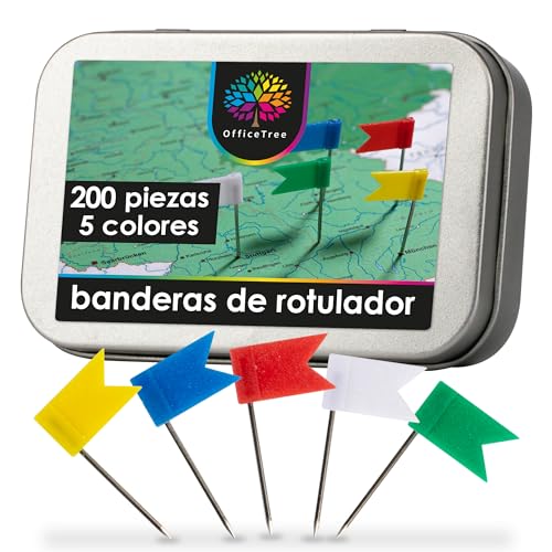 Bandeira de Marcação OFFICETREE (Multicor) ILP GmbH - Alfinetes e tachas - bandeira, multicor