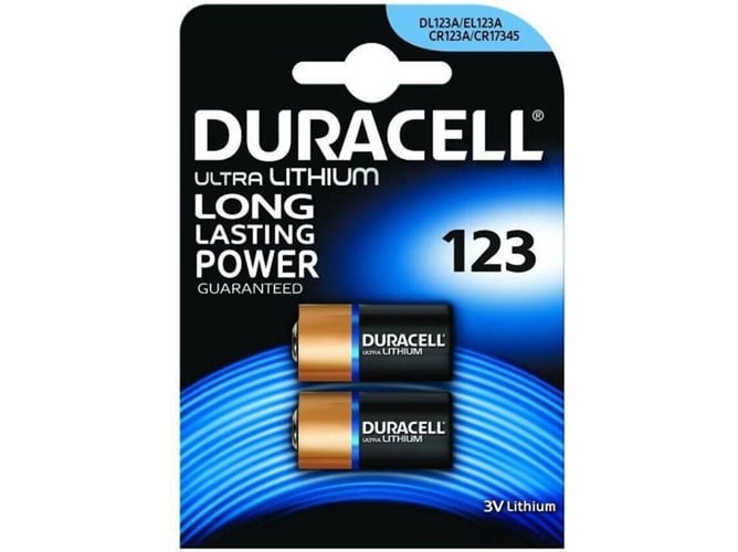 Pilha não recarregável DURACELL Ultra M3 Fo (2 unidades) Duracell - Baterias de uso geral - ião-lítio, 3 V, 2 unidades, CR17345