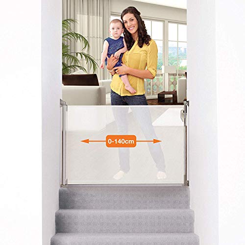 Porta de Segurança Dreambaby G8201BB | Branco Dreambaby - Portões para bebês e animais de estimação - segurança, clip on, 140 cm, branco