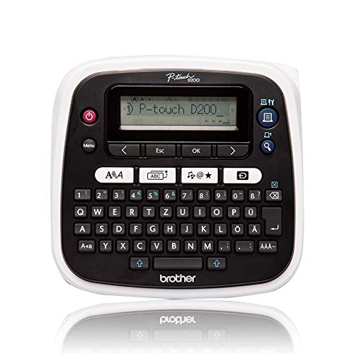 Impressora de Etiquetas BROTHER PT-D200BWZG1 Brother - Impressoras, fotocopiadoras e máquinas de fax - transferência térmica, etiquetas, preto