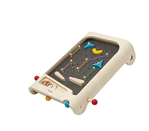 Brinquedo de Madeira PLANTOYS Mon Premier Flipper PLAN TOYS - Brinquedos - bola, botões, apertar, alternado