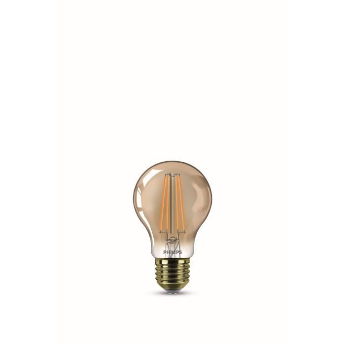 Lâmpada LED PHILIPS BY SIGNIFY E27 7W (50W) Philips - Lâmpadas - 7w, e27, led, dourado