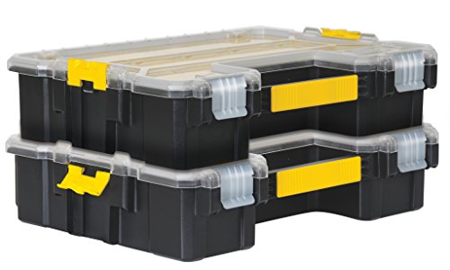 Caixa para Peças Pequenas STANLEY 1-97-518 STANLEY - Caixas de ferramentas - preto, transparente, amarelo, plástico