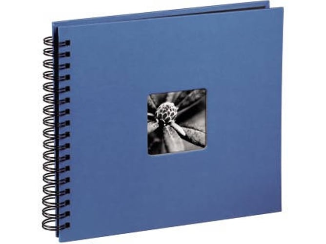 Álbum de Fotografias HAMA Fine Art Azul Espiral Hama - Álbuns de fotos - 50 folhas, papel texturizado, espiral, fecho interno