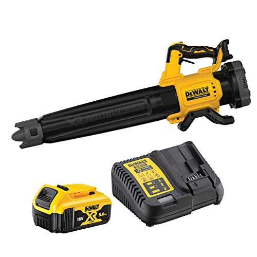 Sopradores de folhas elétricos DEWALT DCMBL562P1-QW Dewalt - Sopradores de folhas - bateria lítio, preto azul, 200 km/h, 5 Ah