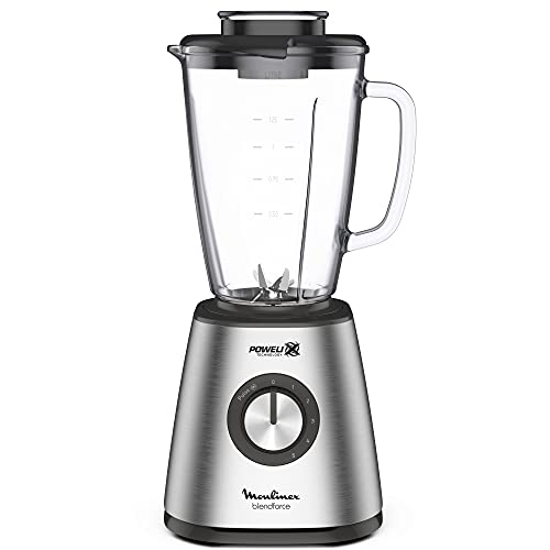Liquidificador MOULINEX Blendforce Cristal LM439D (800 W - 1.25 L) SEB - Batedeiras e liquidificadores - 800 w, 1.25 L, refrigeração, gelo