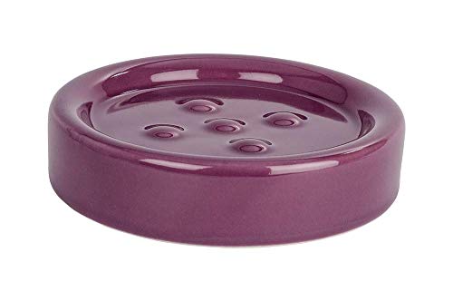 Saboneteira WENKO 16754100 (Aço Inoxidável - 18.5 x 10.8 x 21 cm) Wenko - Saboneteiras e suportes - aço inoxidável, 18.5x10.8x21 cm, roxo, 1 kg