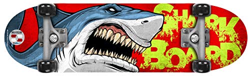 Conjunto de patins e rodas para skateboard Stamp Skateboard 28 x 8 Shark Skids Control STAMP - Skates - patins, rodas, Skateboard, stamp, shark skids