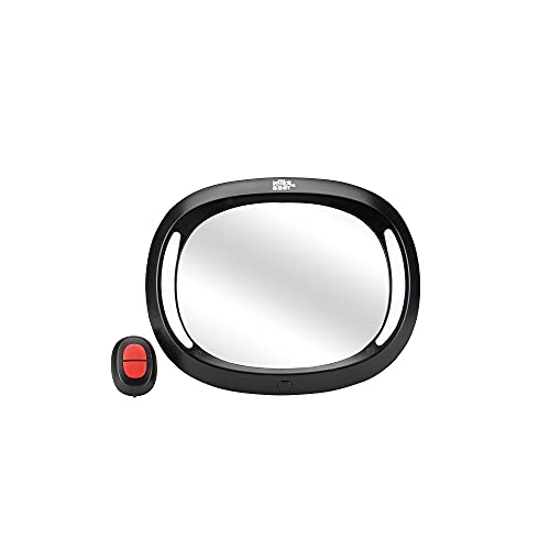 Espelho de Segurança com Luz Led para Cadeira de Carros INTERBABY Interbaby - Acessórios para cadeirinhas de bebê - luz LED, cadeira de carros, iluminação constante, resistente à superfície