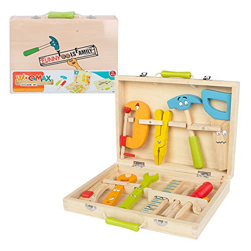 Mala de Ferramentas Infantil COLORBABY (Idade Mínima Recomendada: 3 anos) COLORBABY - Ferramentas de brinquedo - ferramentas, infantil, 3 anos, madeira