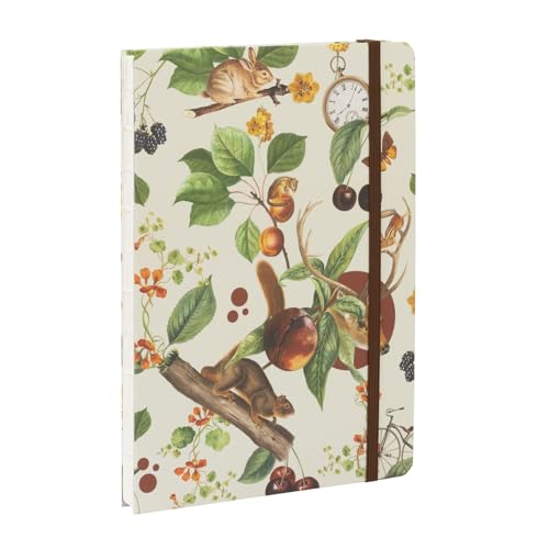 Caderno KOKONOTE Autumn Dream (A5 - 21x15cm) Kokonote - Cadernos e bloco de notas - A5, 21x15cm, 90g/m, bolso, fecho elástico